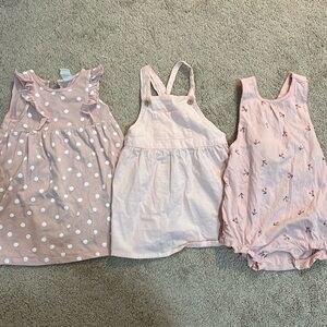 H&M baby girls dresses/onesies